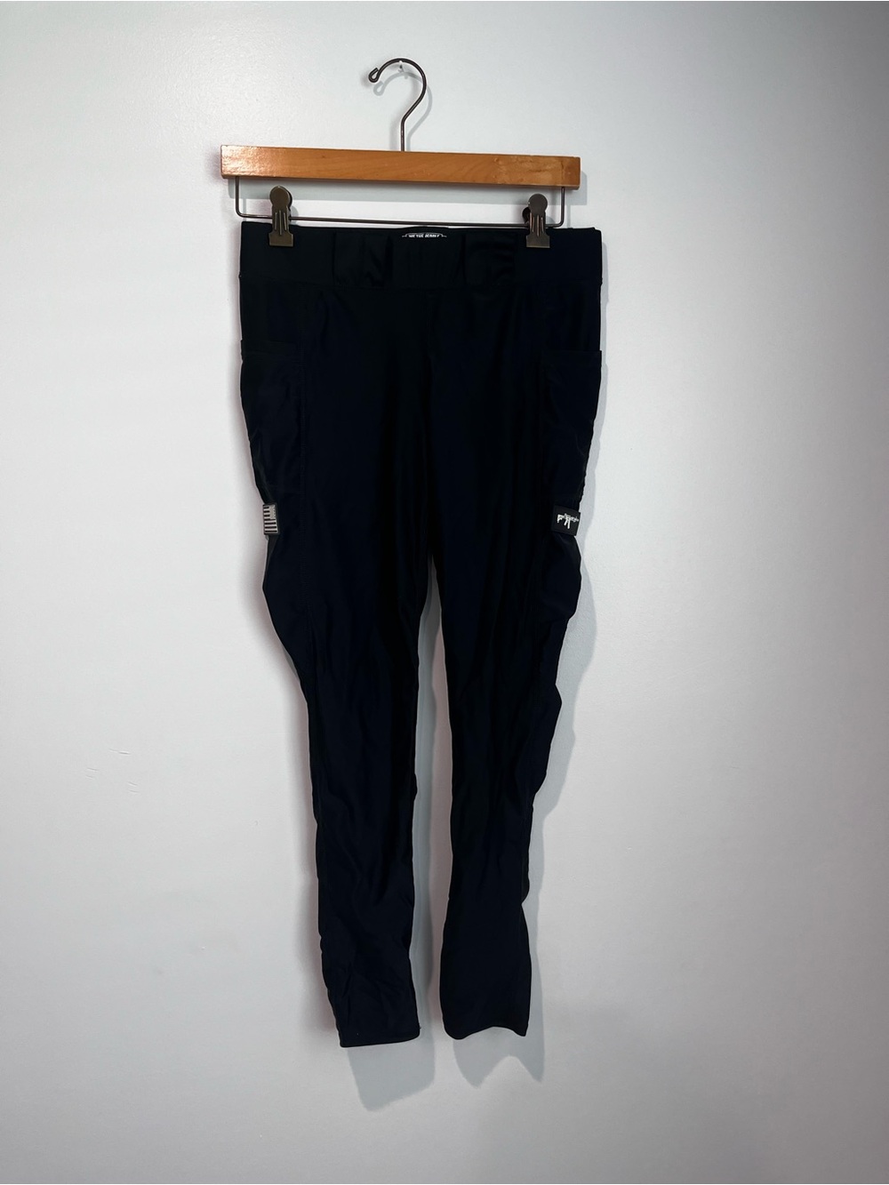 Women's Black Cargo Leggings with Utility Pockets - We The People